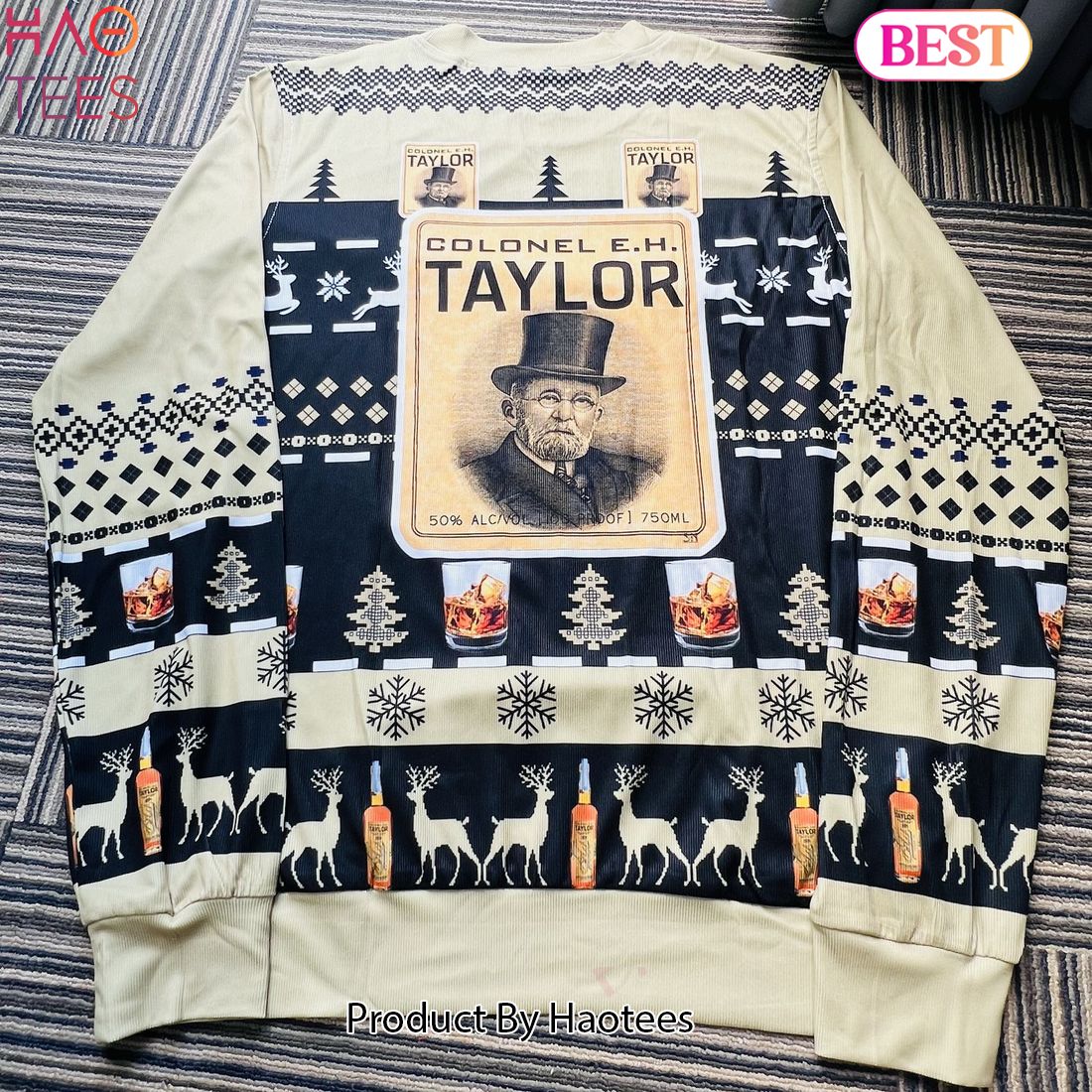 Colonel Eh Taylor Ugly Christmas Sweater Colonel Eh Taylor Ugly Christmas Sweater