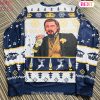 Coors Light Leonardo DiCaprio Meme Ugly Christmas Sweater