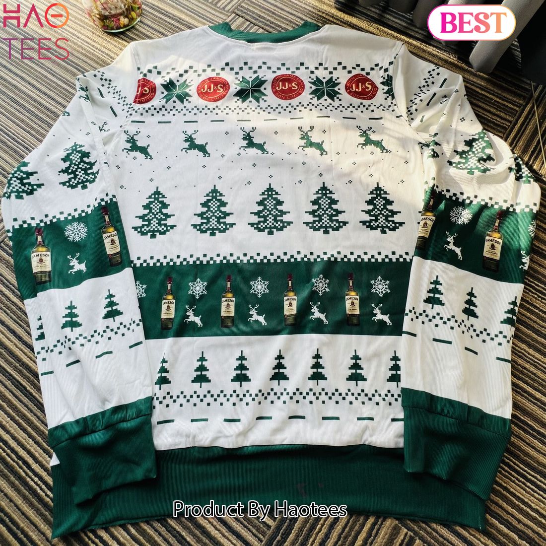 Jameson Irish Whiskey White Sweater Jameson Irish Whiskey White Sweater