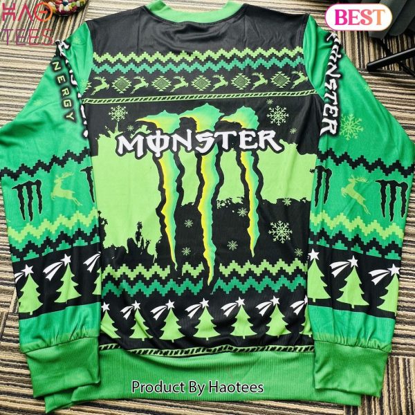 Monster Energy Beer Christmas Ugly Sweater