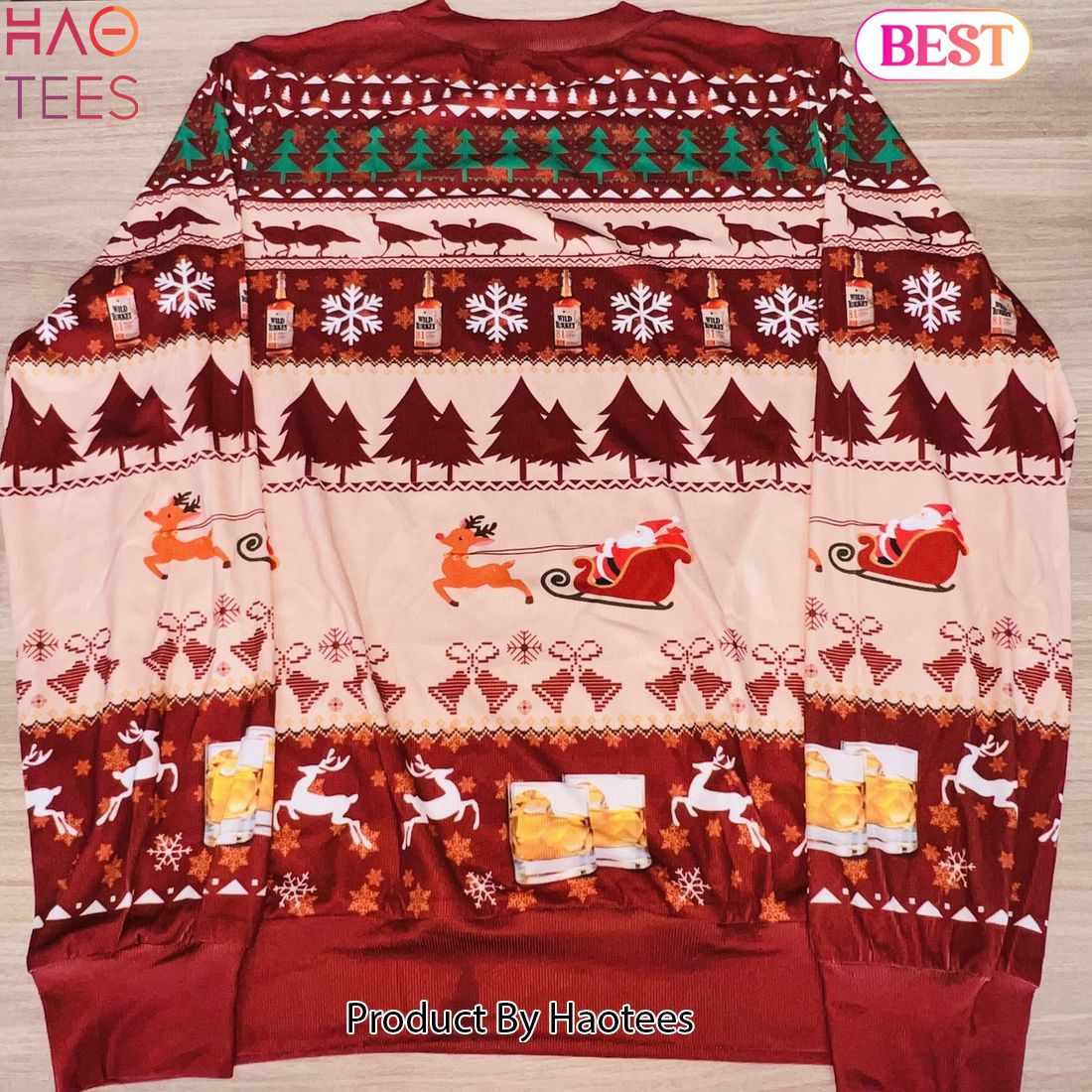 2024 Wild Turkey Ugly Christmas Sweater 2024 Wild Turkey Ugly Christmas Sweater