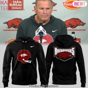 2024 Arkansas Razorbacks Basketball Hoodie – Black