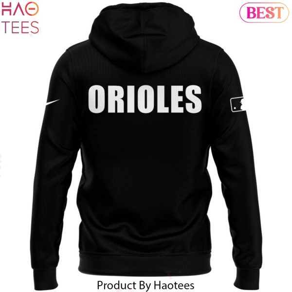 2024 Baltimore Orioles Design Full Black Hoodie