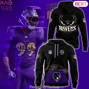 2024 Baltimore Ravens Alternate Helmet Pullover Hoodie