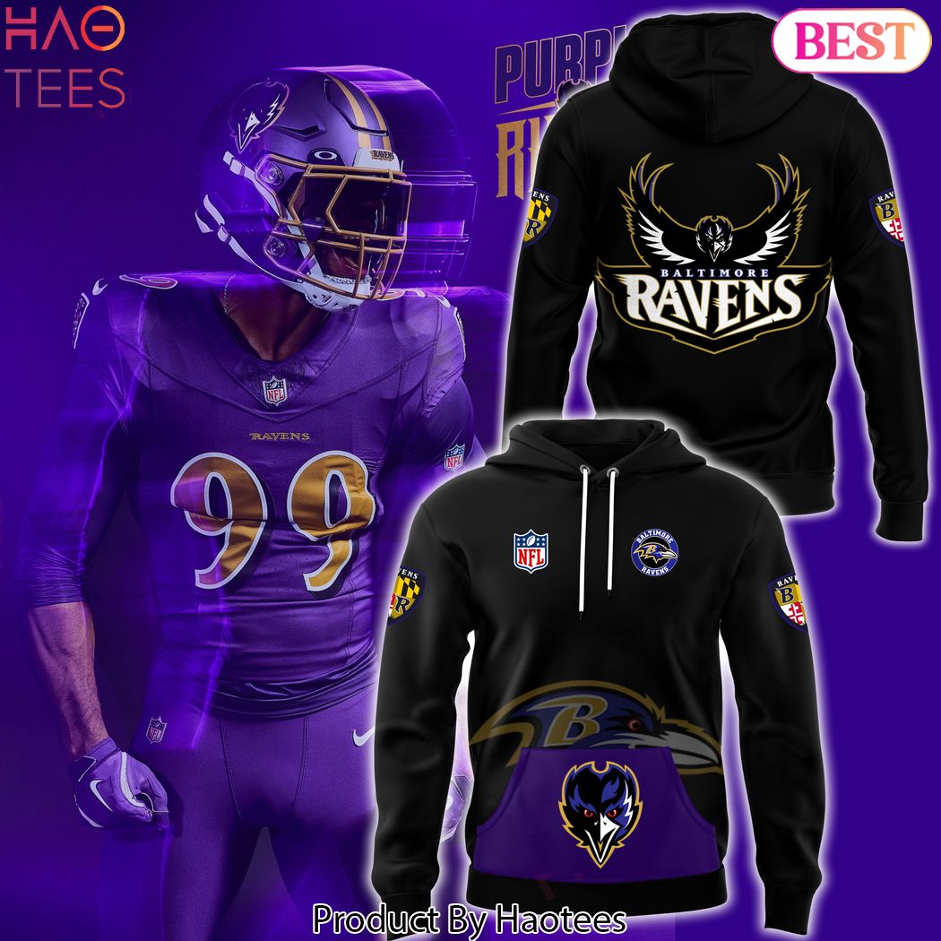 2024 Baltimore Ravens Alternate Helmet Pullover Hoodie 2024 Baltimore Ravens Alternate Helmet Pullover Hoodie