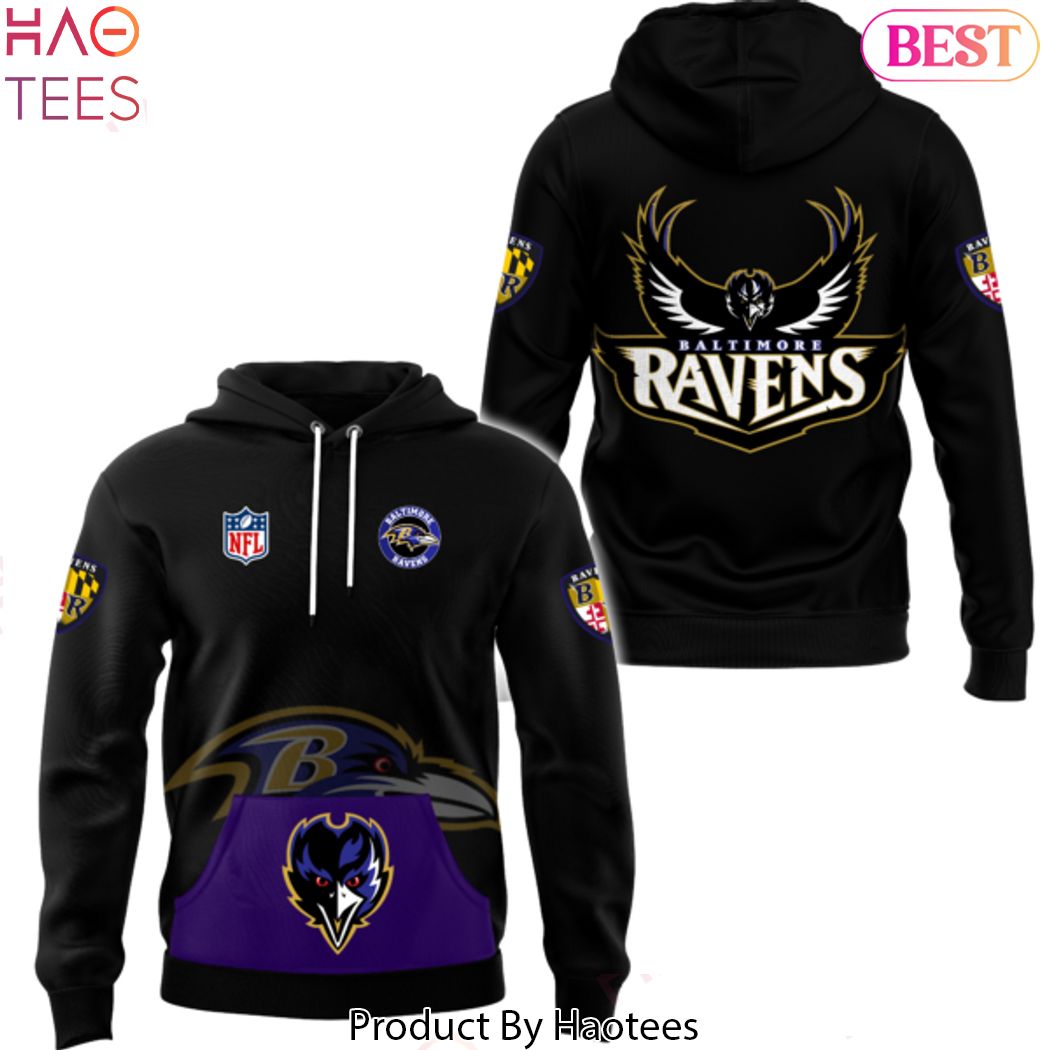 2024 Baltimore Ravens Alternate Helmet Pullover Hoodie 2024 Baltimore Ravens Alternate Helmet Pullover Hoodie