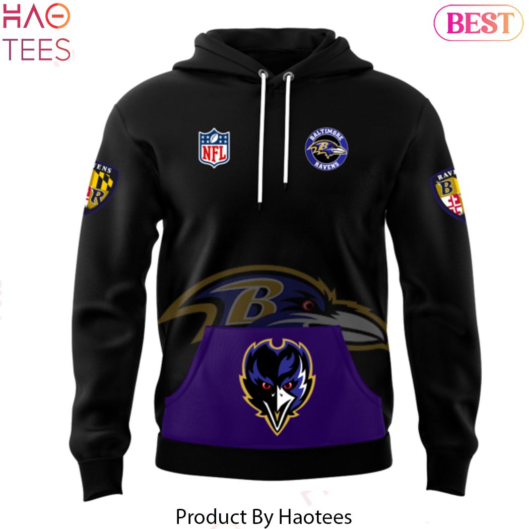 2024 Baltimore Ravens Alternate Helmet Pullover Hoodie 2024 Baltimore Ravens Alternate Helmet Pullover Hoodie