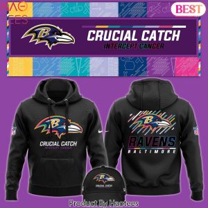 2024 Baltimore Ravens Crucial Catch Black Hoodie