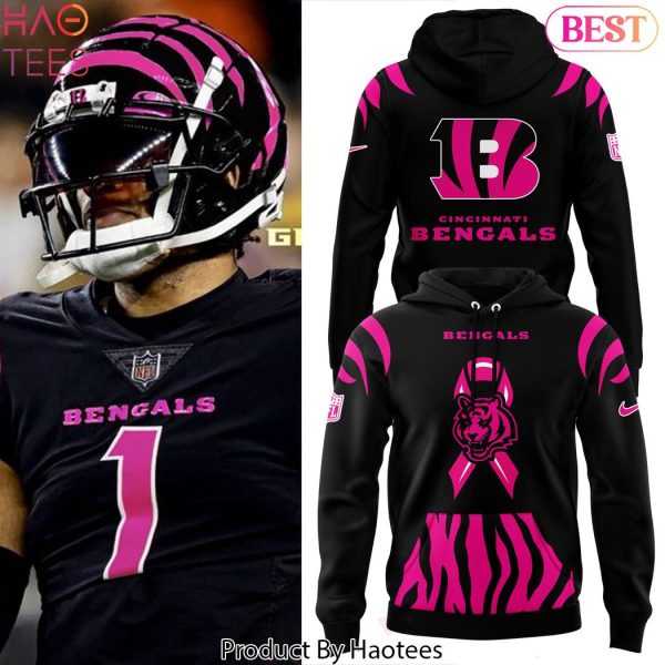 2024 Cincinnati Bengals Breast Cancer Hoodie