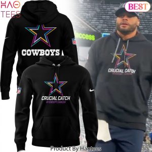 2024 Dallas Cowboys Crucial Catch Intercept Cancer Hoodie