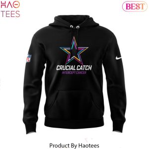 2024 Dallas Cowboys Crucial Catch Intercept Cancer Hoodie