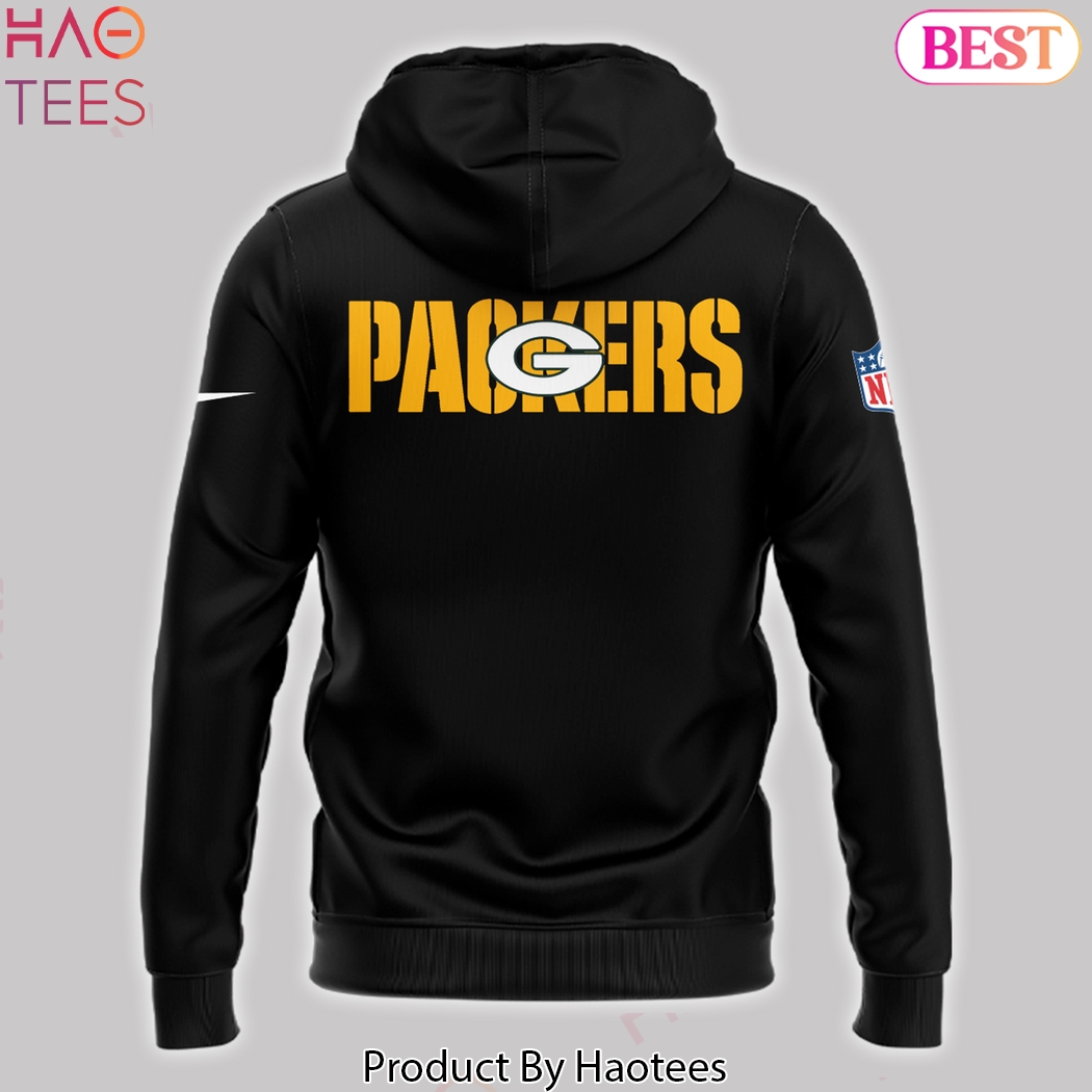 2024 Green Bay Packers Logo Hoodie - Black 2024 Green Bay Packers Logo Hoodie - Black