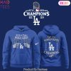 2024 Los Angeles Dodgers World Series Champions Eight Times Hoodie – White