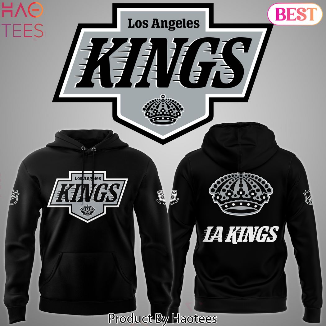 2024 Los Angeles Kings Logo Design Black Hoodie 2024 Los Angeles Kings Logo Design Black Hoodie