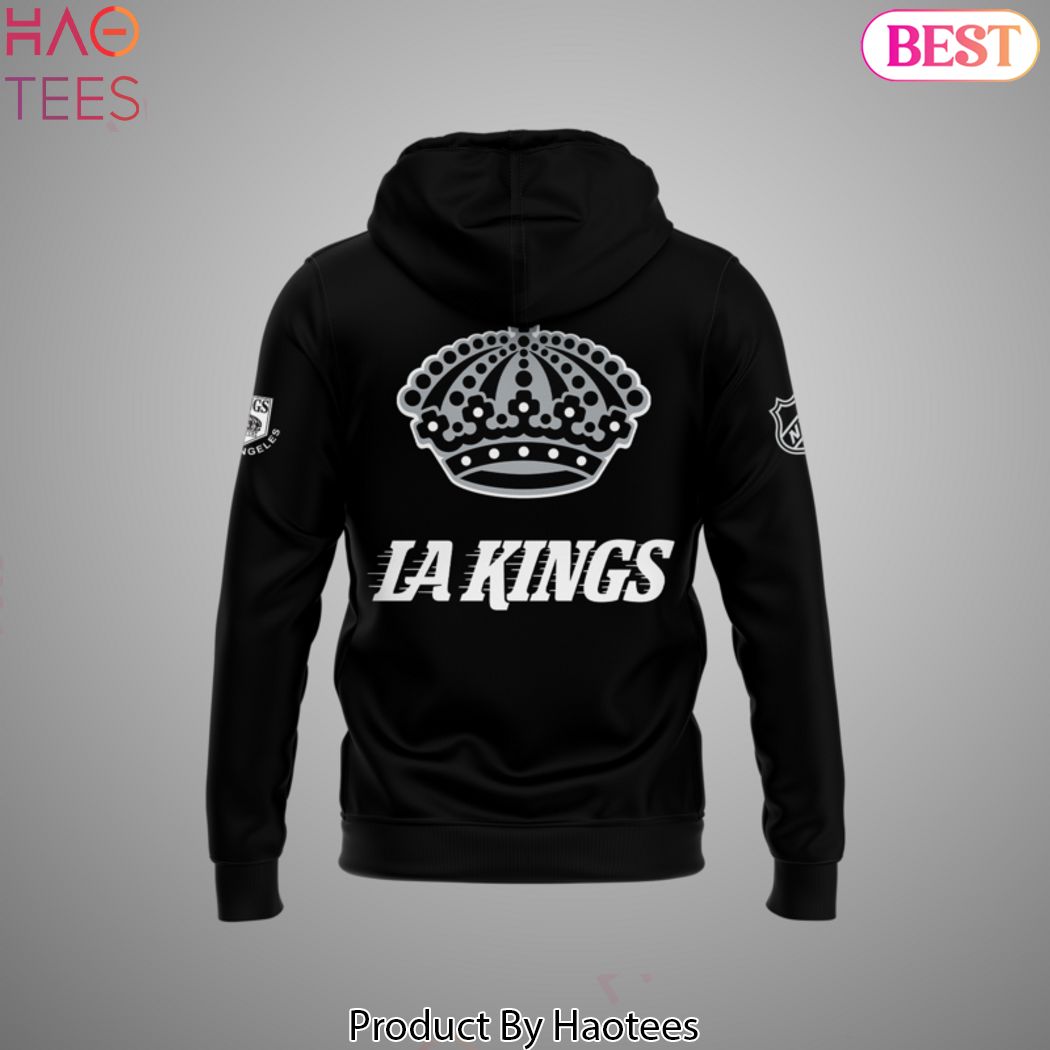 2024 Los Angeles Kings Logo Design Black Hoodie 2024 Los Angeles Kings Logo Design Black Hoodie