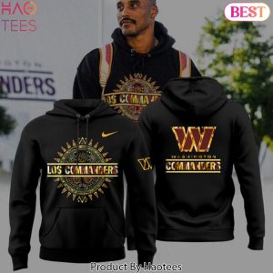 2024 LOS Washington Commanders Design Black Hoodie