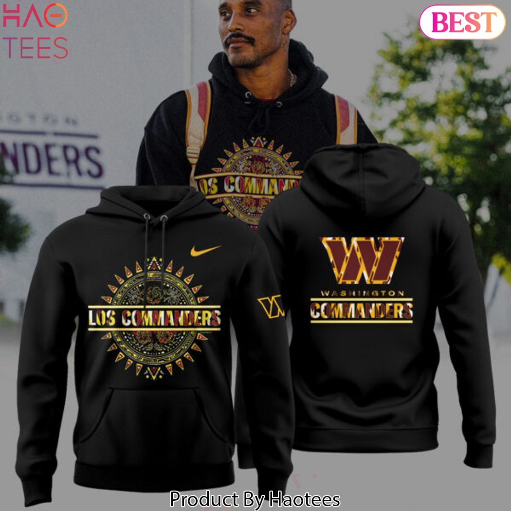 2024 LOS Washington Commanders Design Black Hoodie 2024 LOS Washington Commanders Design Black Hoodie