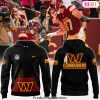 2024 Men Fanatics Black Washington Commanders Alternmate Helmet Pullover Design Hoodie