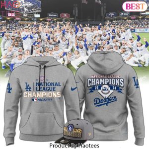 2024 NLCS Los Angeles Dodgers Design Hoodie – Grey
