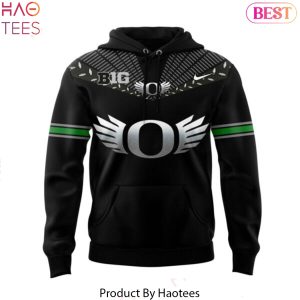 2024 Oregon Ducks Cancer Logo Black Design Hoodie