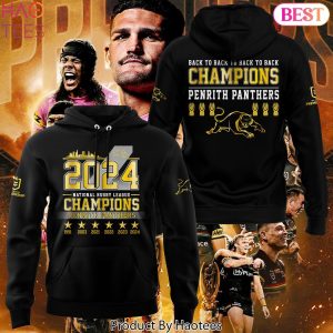 2024 Penrith Panthers National Rugby League Champions DesignHoodie