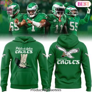 2024 Philadelphia Eagles Football Logo Design Hoodie – Green