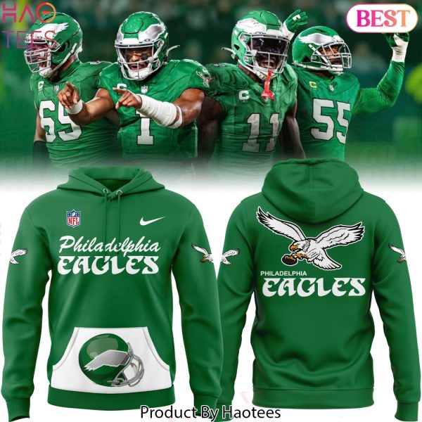 2024 Philadelphia Eagles Logo Design Hoodie – Green