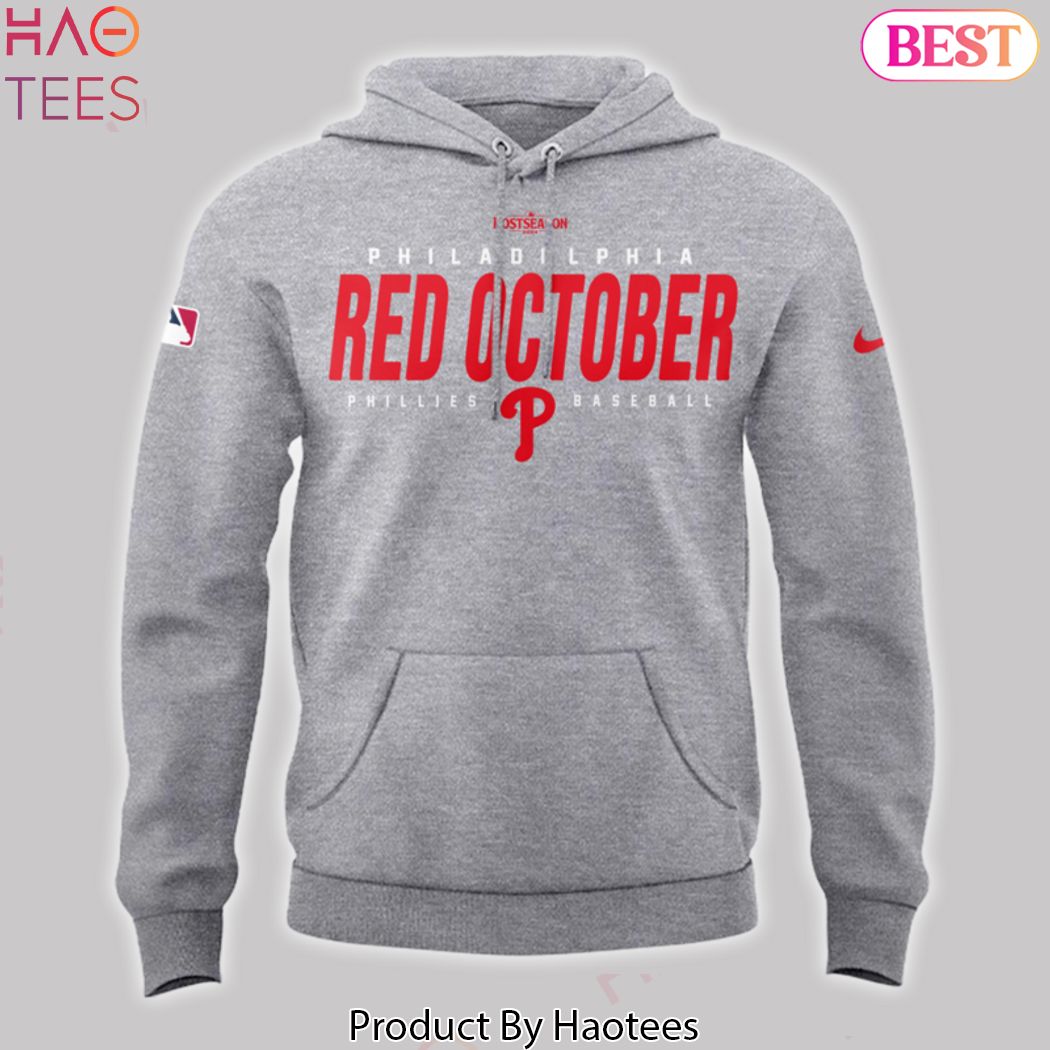 2024 Philadelphia Phillies Red October Postseason Hoodie 2024 Philadelphia Phillies Red October Postseason Hoodie