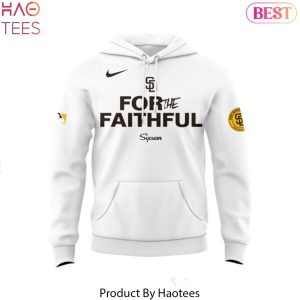 2024 San Diego Padres Fight For The Faithful Hoodie – White
