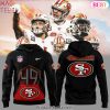 2024 San Francisco 49ers Logo Design Black Hoodie