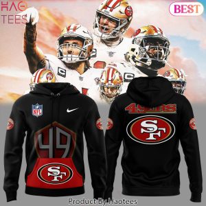 2024 San Francisco 49ers Logo Design Black Hoodie
