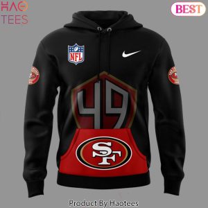 2024 San Francisco 49ers Logo Design Black Hoodie