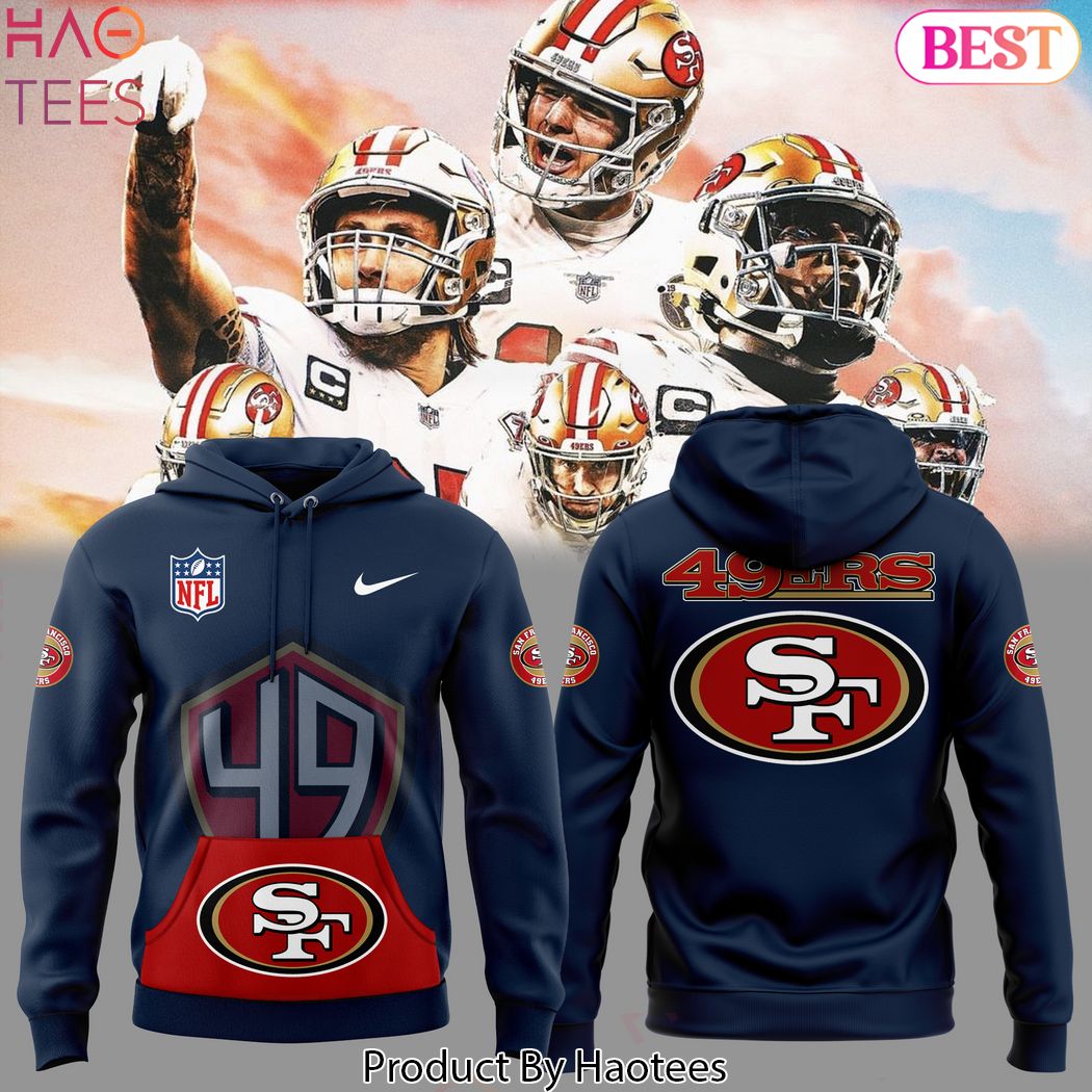 2024 San Francisco 49ers Logo Design Blue Hoodie 2024 San Francisco 49ers Logo Design Blue Hoodie