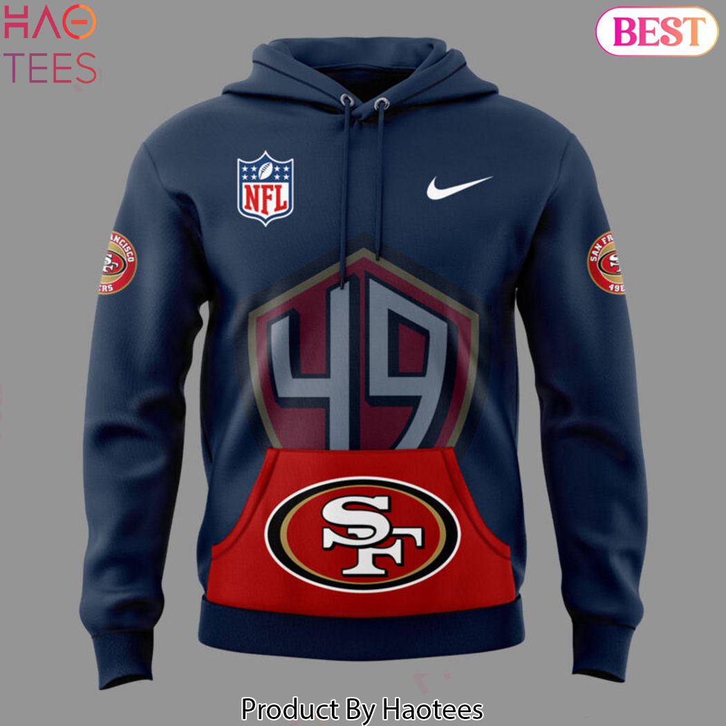 2024 San Francisco 49ers Logo Design Blue Hoodie 2024 San Francisco 49ers Logo Design Blue Hoodie