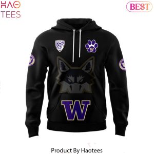 2024 Washington Huskies Design Hoodie – Black