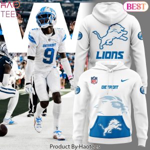 2025 Detroit Lions Logo Design Hoodie – White 2025 Detroit Lions Logo Design Hoodie – White