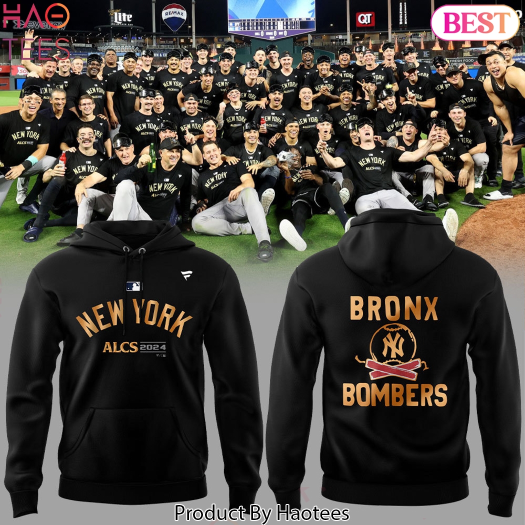 ALCS 2024 Bronx Bombers New York Yankees Hoodie - Black ALCS 2024 Bronx Bombers New York Yankees Hoodie - Black