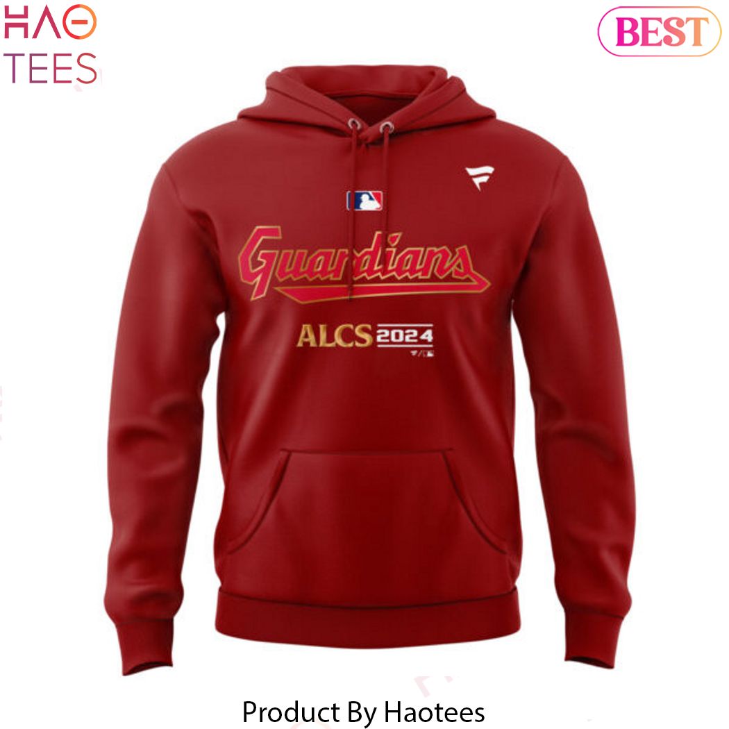 ALCS 2024 Cleveland Guardians - The Land Design Hoodie - Red ALCS 2024 Cleveland Guardians - The Land Design Hoodie - Red