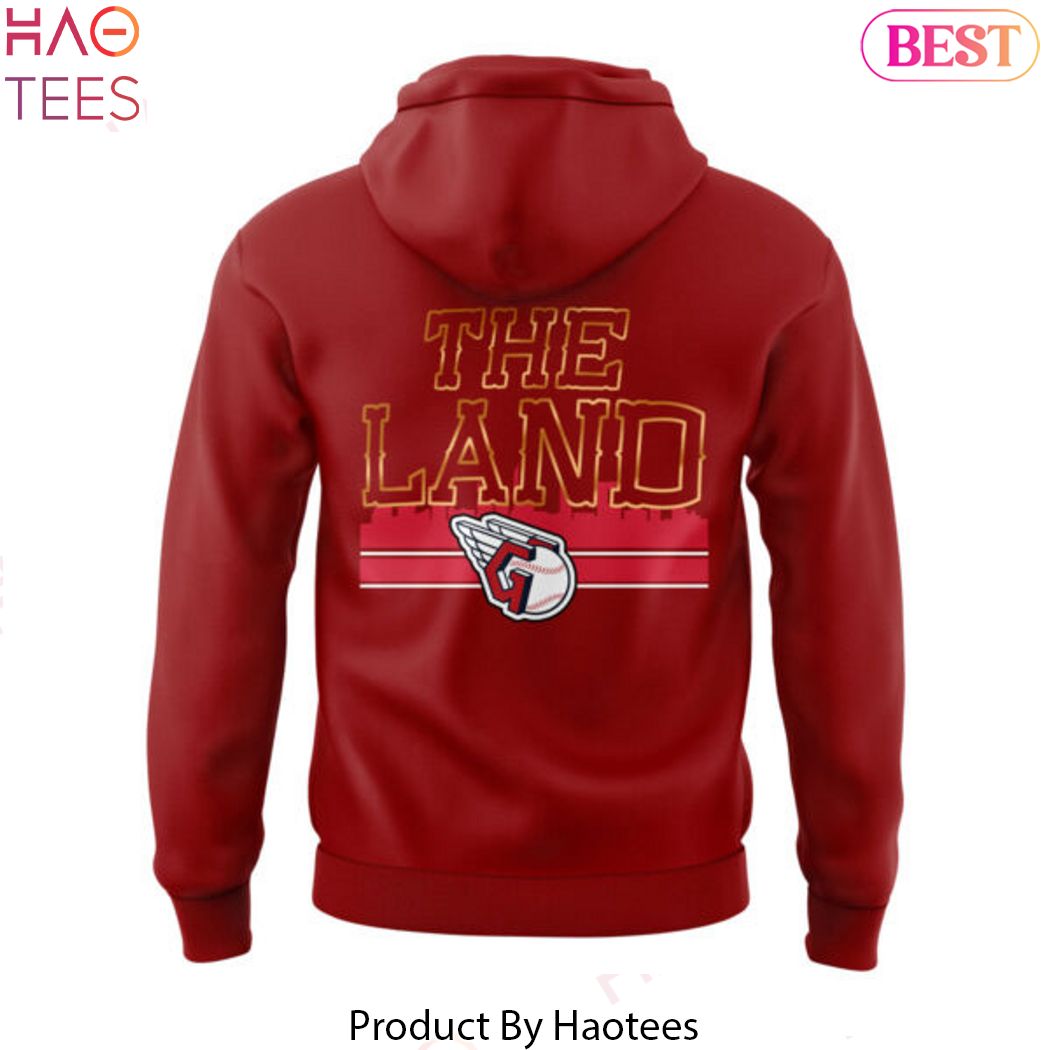 ALCS 2024 Cleveland Guardians - The Land Design Hoodie - Red ALCS 2024 Cleveland Guardians - The Land Design Hoodie - Red