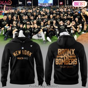 American League Champions 2024 New York Yankees Bronx Bombers Hoodie – Black