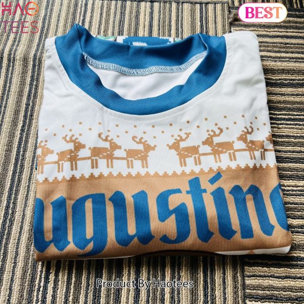 Augustiner Beer Blue Ugly Christmas Sweater