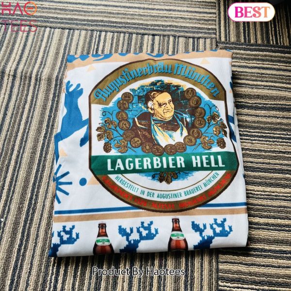 Augustiner Beer Blue Ugly Christmas Sweater