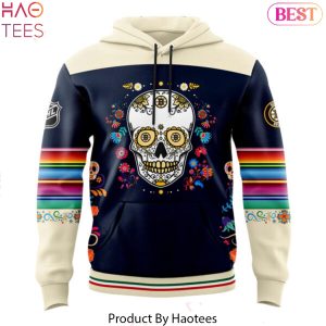 Boston Bruins 2024 Dia De Los Muertos Pullover Hoodie