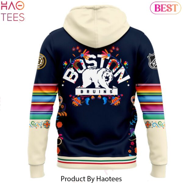 Boston Bruins 2024 Dia De Los Muertos Pullover Hoodie