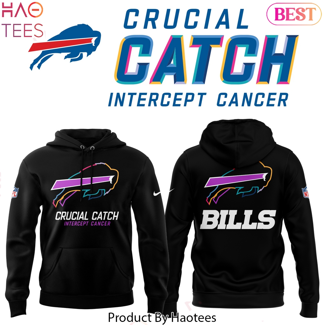 Buffalo Bills 2024 Crucial Catch Intercept Cancer Hoodie Buffalo Bills 2024 Crucial Catch Intercept Cancer Hoodie