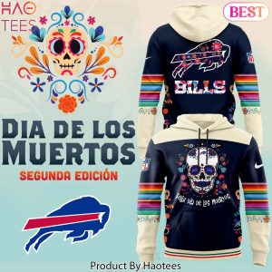 Buffalo Bills 2024 Dia De Los Muertos Pullover Hoodie