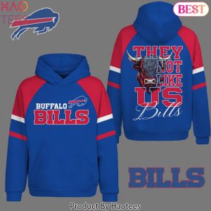 Buffalo Bills – They Not Like Us Hoodie – Blue