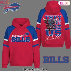 Buffalo Bills – They Not Like Us Hoodie – Red