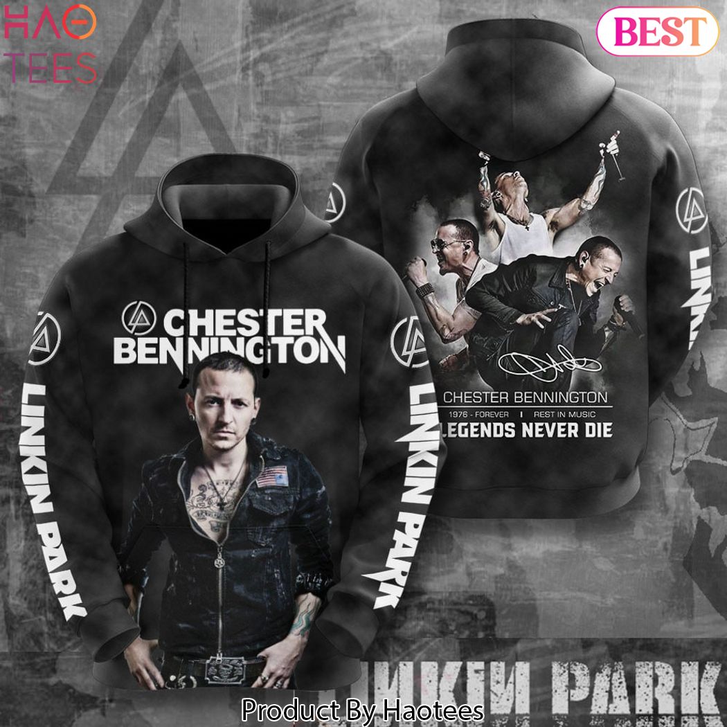 Chester Bennington 1976 - Forever Rest In Music Legends Never Die Hoodie Chester Bennington 1976 - Forever Rest In Music Legends Never Die Hoodie