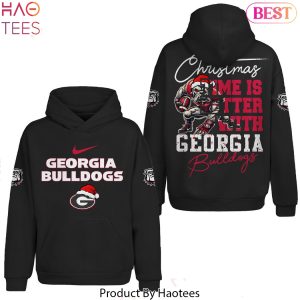 Christmas Time Is Better With Georgia Bulldogs Hoodie
